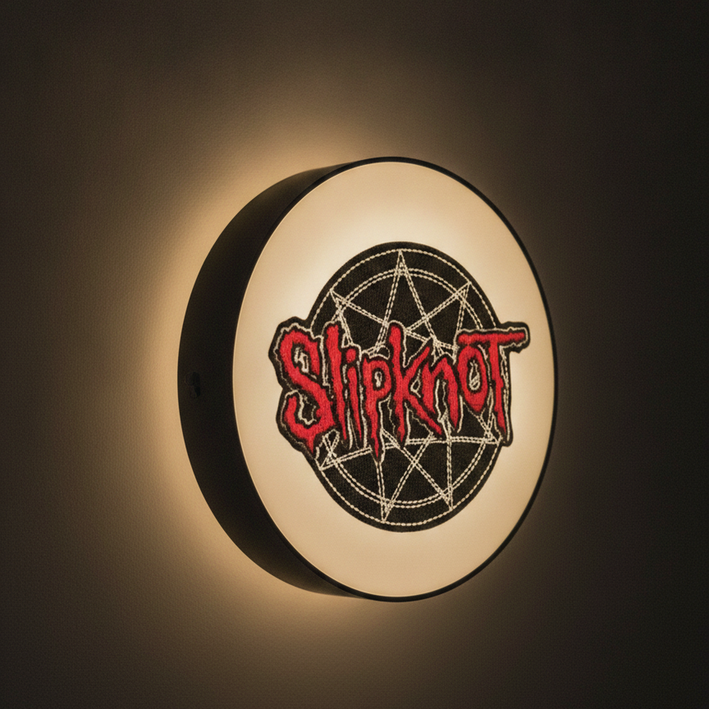 Slipknot LED-Leuchtschild Wanddeko Musik-Deko Geschenk