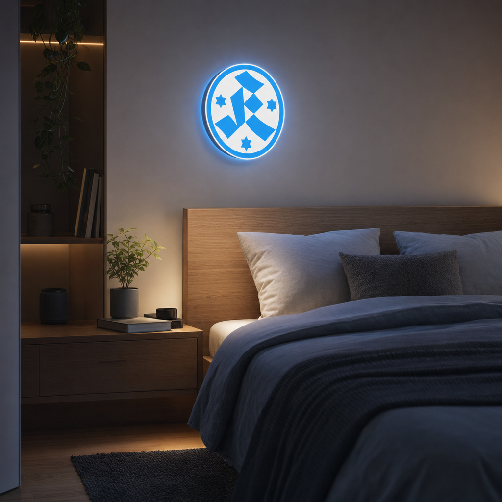 Stuttgarter Kickers LED-Leuchtschild Wanddeko Fandeko Geschenk