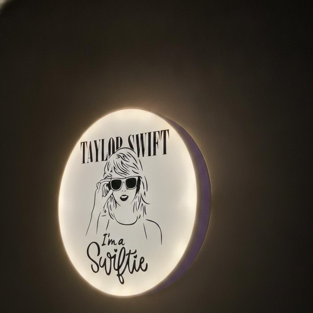 Taylor Swift LED-Leuchtschild Wanddeko Musik-Deko Geschenk