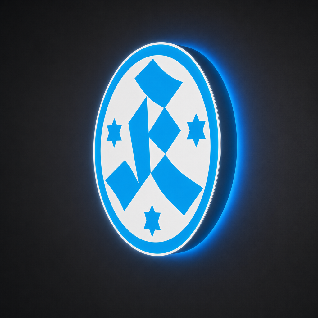 Stuttgarter Kickers LED-Leuchtschild Wanddeko Fandeko Geschenk